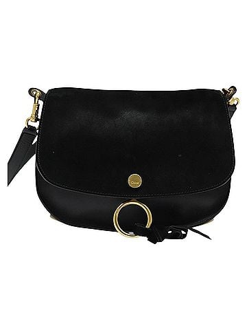 Chloé Kurtis Black Leather Shoulder Bag (view 1)
