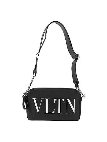 Valentino Garavani Vltn Black Leather Shoulder Bag (view 1)