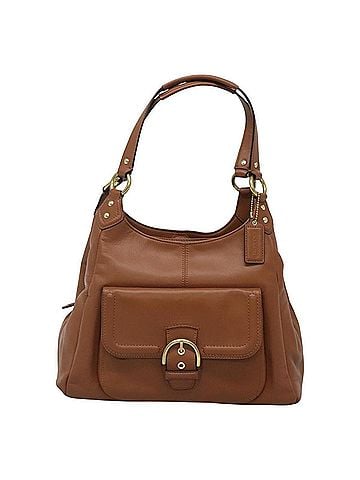 Coach Brown Leather Shoulder Bag (view 1)