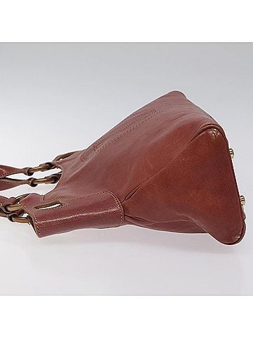 Cartier Marcello Red Leather Handbag (view 2)