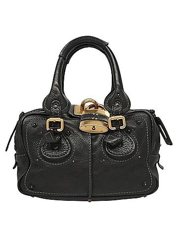 Chloé Paddington Black Leather Handbag (view 1)