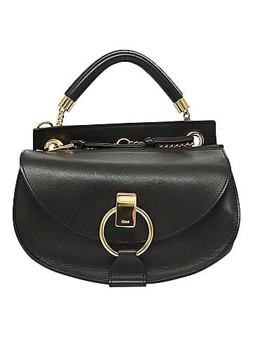 Chloé Black Leather Handbag (view 1)