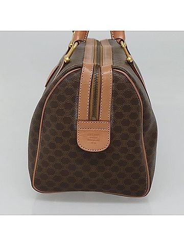 Céline Triomphe Brown Canvas Travel Bag (view 2)
