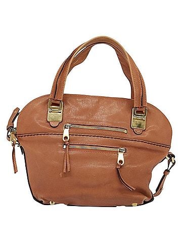 Chloé Angie Pink Leather Handbag (view 1)