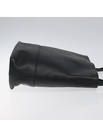 Bottega Veneta Black Leather Shoulder Bag (view 2)