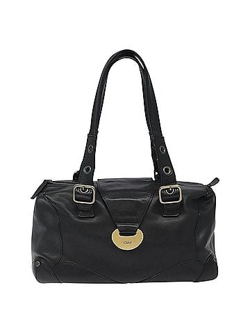 Chloé Black Leather Shoulder Bag (view 1)