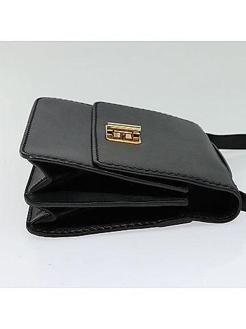 Chloé Black Leather Shoulder Bag (view 2)