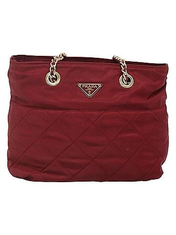 Prada Re-Nylon Red Nylon Shoulder Bag (view 1)