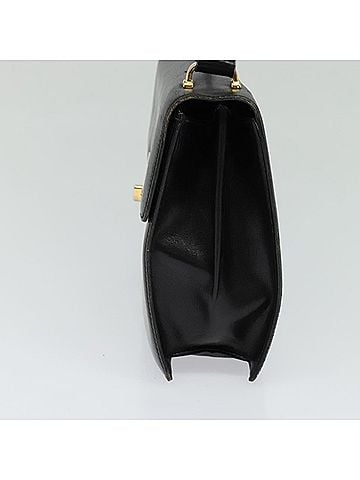 Céline Black Leather Shoulder Bag (view 2)