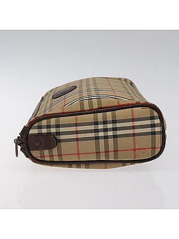Burberry Nova Check Beige Canvas Clutch Bag (view 2)