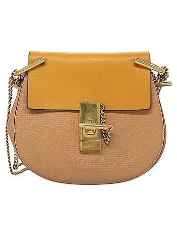 Chloé Drew Brown Leather Shoulder Bag (view 1)