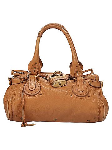 Chloé Paddington Brown Leather Handbag (view 1)