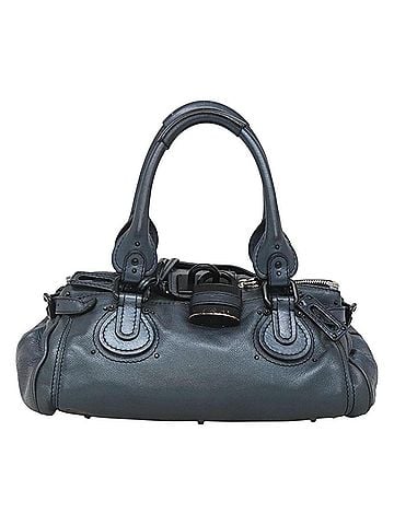 Chloé Paddington Blue Leather Handbag (view 1)