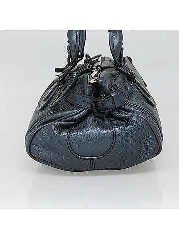 Chloé Paddington Blue Leather Handbag (view 2)