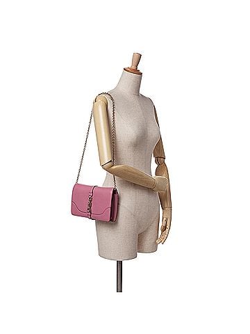 Gucci Pebbled Calfskin Piston Broadway Evening Bag (view 2)