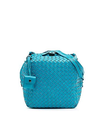 Bottega Veneta Nappa Intrecciato Cube Crossbody (view 1)
