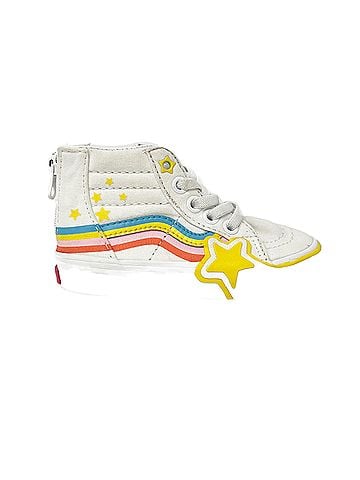 Vans Sneaker Kids Vans Toddler Sk8-Hi Zip Star 508731 White Casual Size 7 (view 1)