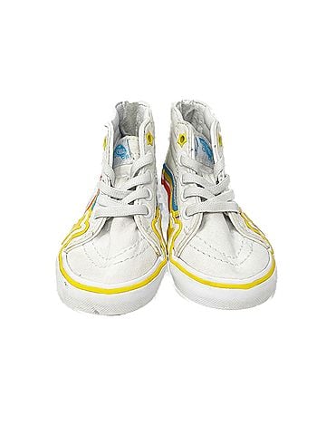 Vans Sneaker Kids Vans Toddler Sk8-Hi Zip Star 508731 White Casual Size 7 (view 2)