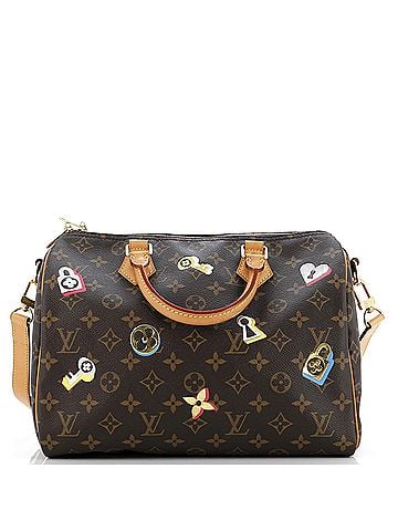 Louis Vuitton Speedy Bandouliere Bag Limited Edition Love Lock Monogram Canvas 30 (view 1)
