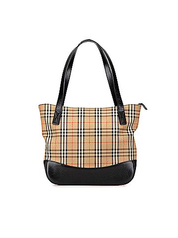 Burberry Haymarket Check Canvas Handbag (view 1)