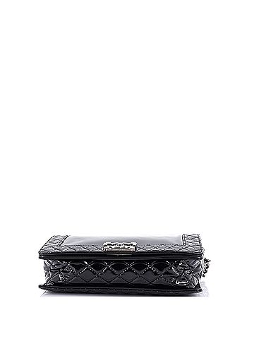 Chanel Reverso Boy Flap Bag Patent New Medium (view 2)