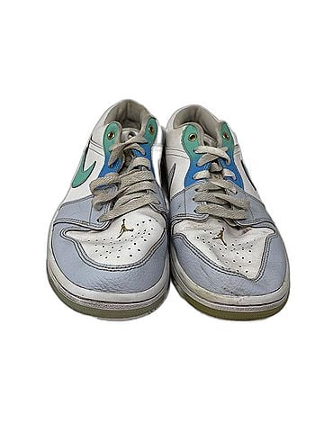 Nike Sneaker Women Air Jordan 1 Low SE Emerald Rise FN8899-131 Multicolor Casual Size 8.5 (view 2)