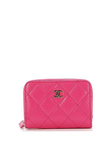 Chanel CC Zip Coin Purse Quilted Caviar Small (view 1)