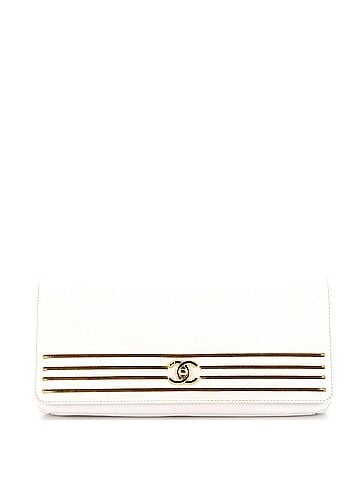 Chanel Captain Gold Clutch Embroidered Caviar (view 1)