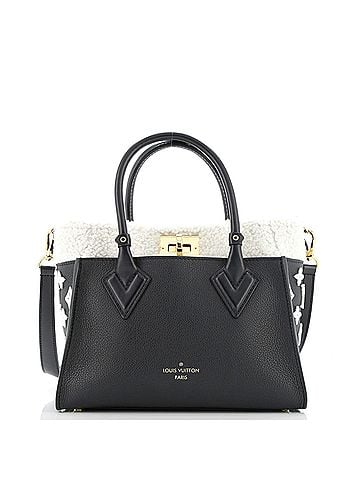 Louis Vuitton On My Side Tote Leather with Shearling PM (view 1)