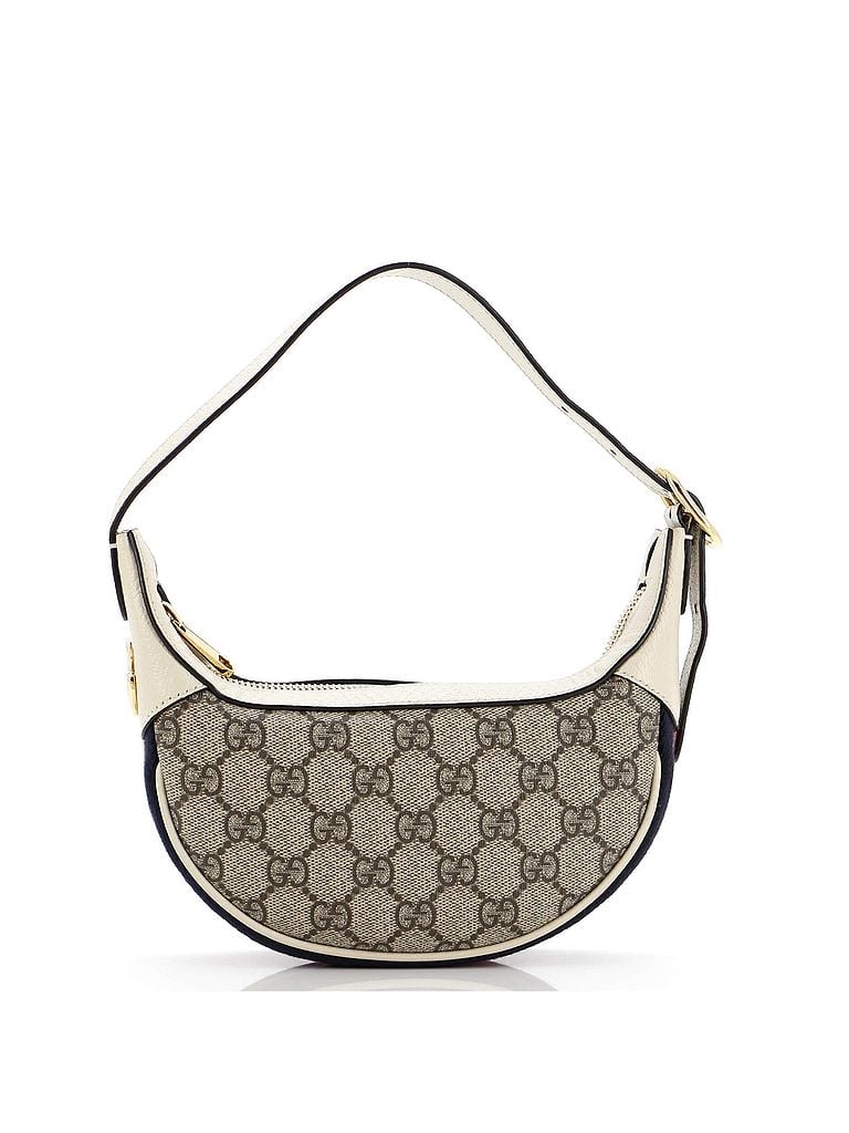 Gucci 100% Coatead Canvas Brown Ophidia Zip Hobo GG Coated Canvas Mini One size - photo 1