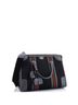 Gucci Gray Black Bauletto Top Handle Bag GG Canvas and Leather Medium One size - photo 3