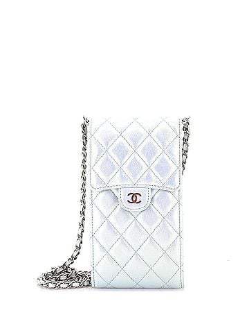 Chanel CC Flap Phone Holder Crossbody Bag Quilted Lambskin (view 1)