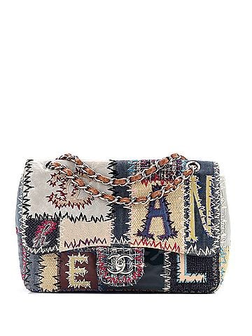 Chanel Flap Bag Multicolor Patchwork Jumbo (view 1)