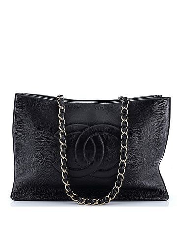 Chanel Timeless CC Chain Shopping Tote Shiny Aged Calfskin Large (view 1)
