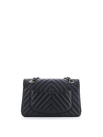 Chanel Classic Double Flap Bag Chevron Caviar Small (view 2)