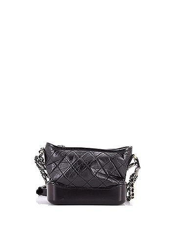 Chanel Gabrielle Hobo Embellished Quilted Aged Calfskin Small (view 2)