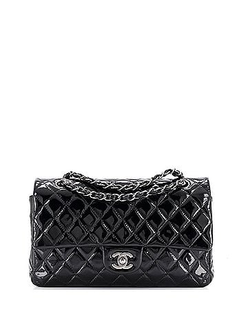 Chanel Classic Double Flap Bag Quilted Patent Medium (view 1)