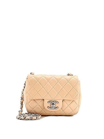 Chanel Square Classic Single Flap Bag Quilted Lambskin Mini (view 1)