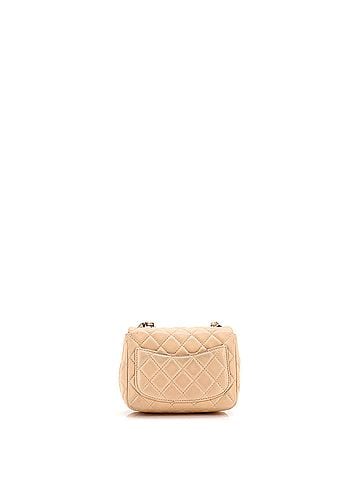 Chanel Square Classic Single Flap Bag Quilted Lambskin Mini (view 2)