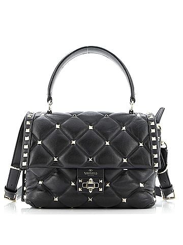 Valentino Garavani Candystud Top Handle Bag Leather Medium (view 1)