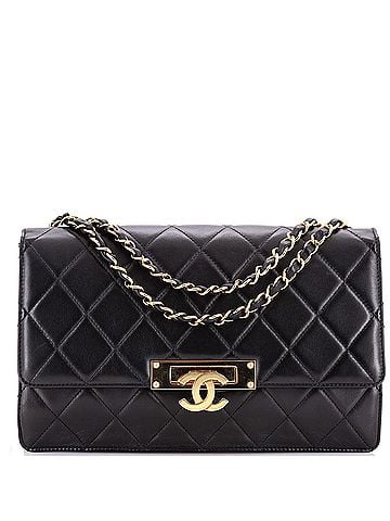 Chanel Golden Class Flap Bag Quilted Lambskin Large (view 1)