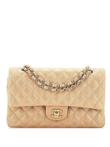 Chanel Classic Double Flap Bag Quilted Iridescent Caviar Medium (view 1)