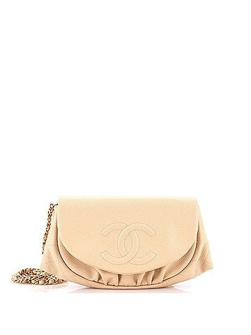 Chanel Half Moon Wallet on Chain Caviar (view 1)