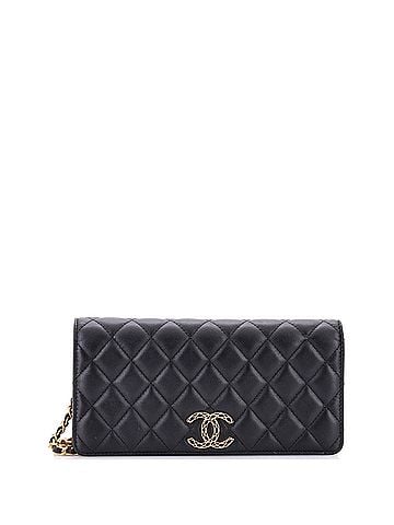 Chanel Textured CC Clutch on Chain Quilted Lambskin (view 1)