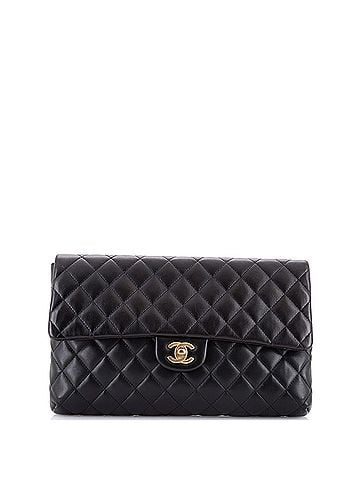Chanel Classic Flap Clutch Quilted Lambskin (view 1)