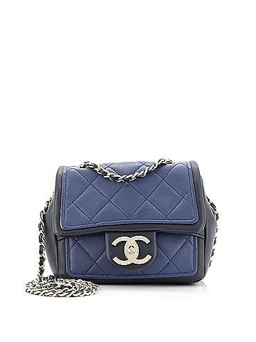Chanel Graphic Flap Bag Quilted Calfskin Mini (view 1)