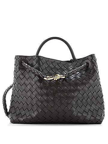 Bottega Veneta Andiamo Top Handle Bag Intrecciato Nappa Medium (view 1)