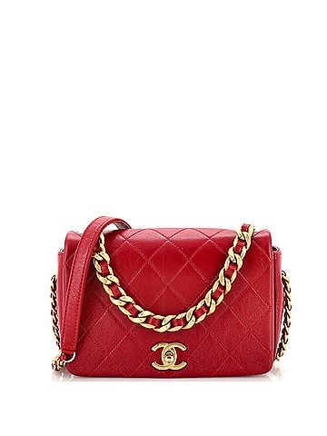 Chanel Fashion Therapy Full Flap Bag Quilted Shiny Lambskin Small (view 1)
