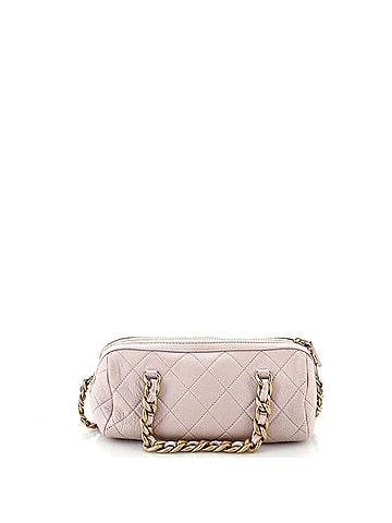 Chanel Fashion Therapy Bowling Bag Quilted Shiny Lambskin Small (view 2)