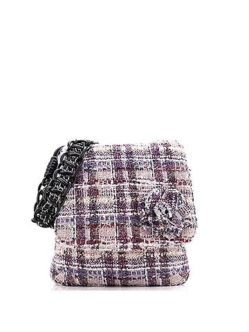 Chanel Camellia Messenger Bag Tweed Large (view 1)